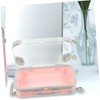 Beavorty 2 Stück Mini-Koffer für Wimpern mit Simulation, Trolley-Design, tragbar,