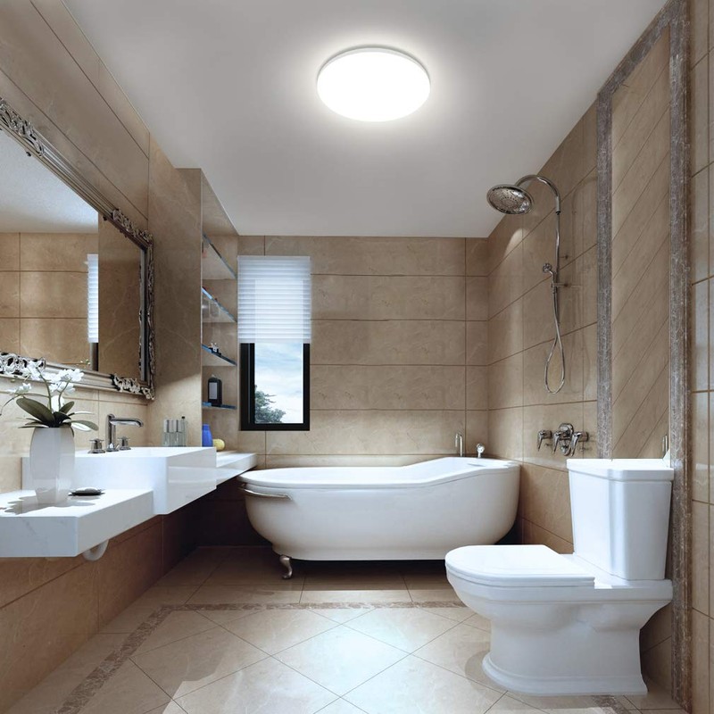 Öuesen Ceiling Light, LED Bathroom Lamp, Ceiling Light Bathroom