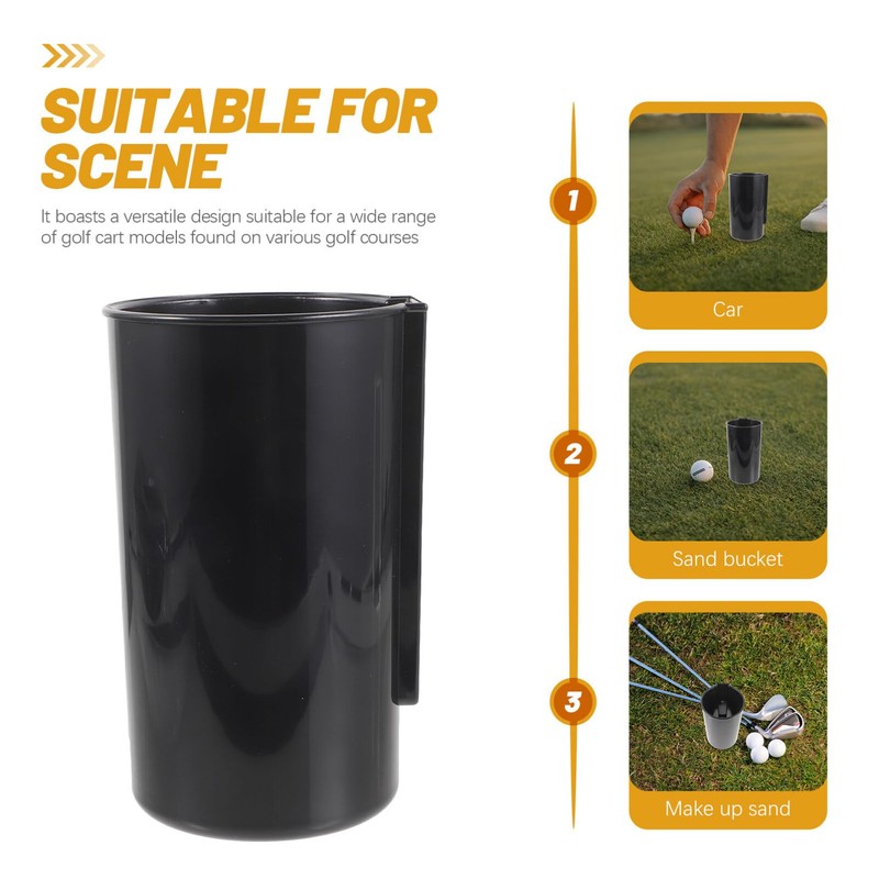 BESPORTBLE Versatile Golf Cart Sand Bottle Holder Rattle Proof Easy