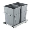 VEVOR Pullout Trash Can for Kitchen Cabinets, 35 QT x2