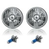 Octane Lighting 5 3/4 Inch Crystal Clear Halogen Headlight Metal
