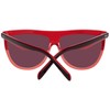 Emilio Pucci Unisex Adult EP0087 71F 60 Sunglasses, Red (Bordeaux),
