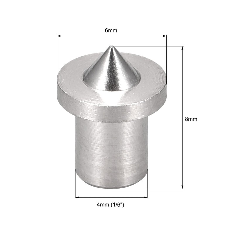 sourcing map 4mm Drill Center for Dowel and Tenon, Stainless