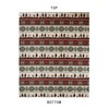 Chezmoi Collection 4-Piece Southwestern Cowboys Aztec Sheet Set King -