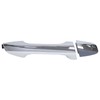 ApplianPar Front Passenger Side Exterior Door Handle Chrome and White