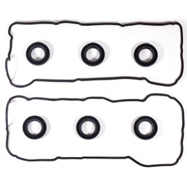 HIHIAV VS50588R Engine Head Valve Cover Gasket Set-Compatible with 3.0L 3.3L Toyota Camry, Avalon,Sienna,Highlander, Solara, Lexus ES300, ES330, RX300, RX330, RX400h VS50515R,11214-0A010, 11213-0A010