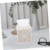Ciieeo Woven Tissue Box Cover Rope Stylish Macrame Tissue Holder