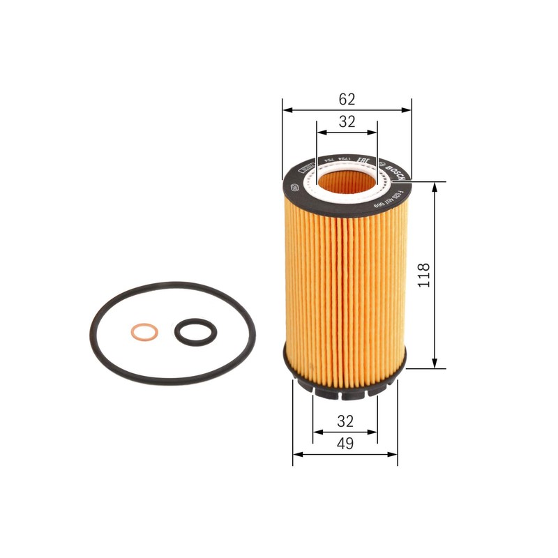 BOSCH F 026 407 069 Oil-Filter Element