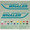 Pair 12" Boston Whaler Compatible Replacement Decals *Turquoise* Vinyl Stickers