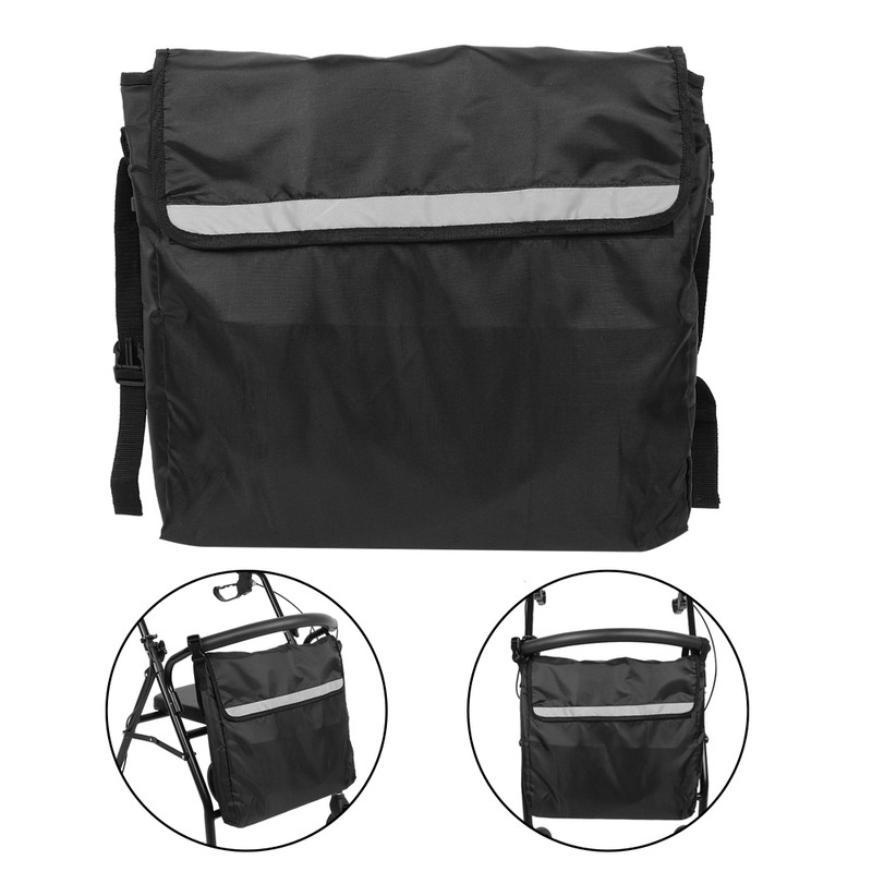 Powered Wheelchair Carrying Bag Carry Case Organizer Accessories for Wheelchair(Black)