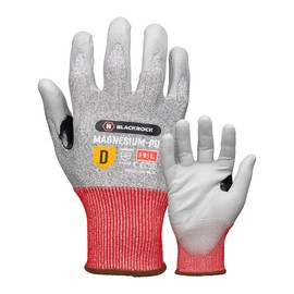 Blackrock Magnesium-PU Cut Resistant Work Gloves, Lightweight PU Gripper Safety Gloves, Near Cut Proof, Whittling, Anti Cut Gloves For Men Women, Max Cut 5 Gloves, Metal Handling - Size 11/XXL
