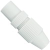 com-four® TV aerial coaxial plug coupling white
