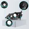 TUSDAR Headlight Assembly Compatible with 2001 2002 2003 Honda Civic