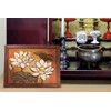 Cherry Blossom 6480065 Natural Wood Cherry Blossom Lotus Flower
