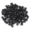 100Pcs Mini Hair Clips Black Tiny Plastic Small Claws Hair