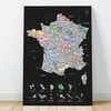 Map of France Scratch Off Poster
