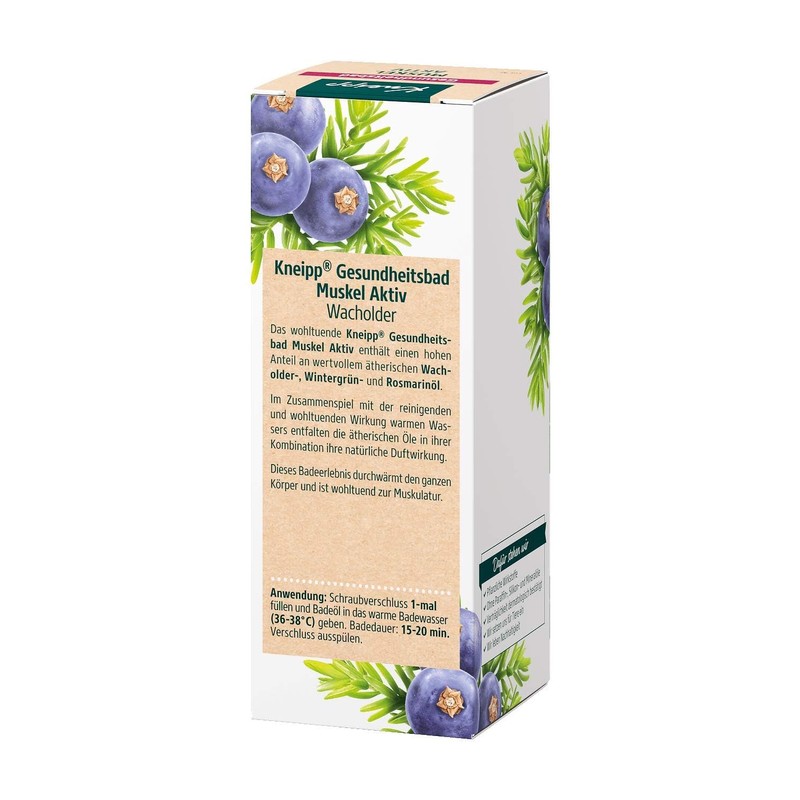3 x Kneipp Health Bath Muscle Active Juniper 100 ml