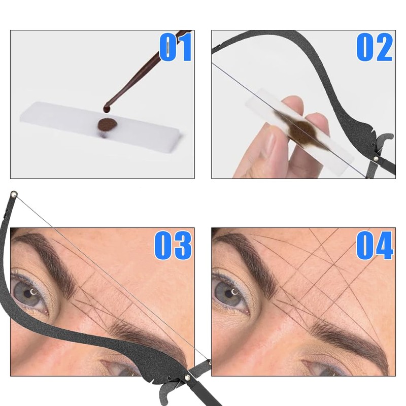 Eyebrow Line Marker Ruler, Tattoo Line Marker Ruler Positioning Makeup