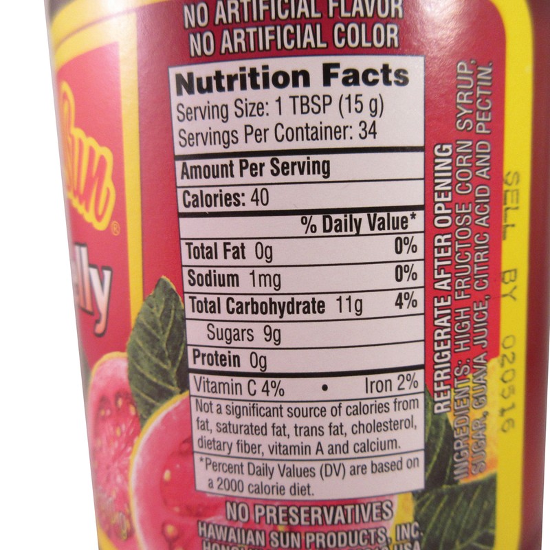 Hawaiian Sun Guava Jelly 18 ounces