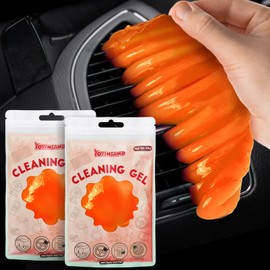 YOPINSAND Car Cleaning Gel, 2 Pack Car Cleaning Putty, Universal Auto Deatiling Tools, Reusable Interior Cleaner for Car Keyboard Air Vent, Car Slime Cleaner Dust Cleaning Gel