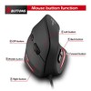 Vertical Mouse, Zelotes Ergonomic Mouse,3200DPI LED Optical USB Wired Mouse,6