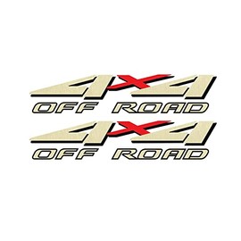 Aftermarket Replacement for 1999 2000 2001 4x4 Off Road Decals for F-250 HD F-350 4WD Super Duty Truck Gold