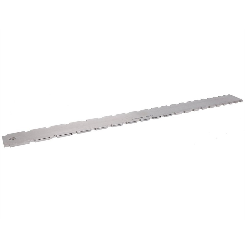 16.53 x 1.45 inch Practical Notched Fret Board Straight Edge
