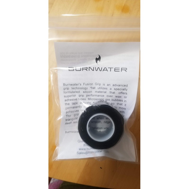 Burnwater Fusion Grip Tape for Watersports (Black)