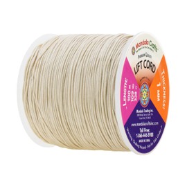 Mandala Crafts 1mm Egg Shell Blind Strings Lift Shade Cord - 109 Yards Braided Nylon Cord for Roman Shades, Curtain String, and Blinds Repair or Replacement
