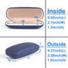 RayLove Glasses Case, Eyeglasses Case Hard Shell 2Pack, Reading Hard