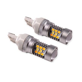 Diode Dynamics Front Turn Signal LEDs compatible with Infiniti G37 Sedan 2011-2013 (pair), 7443 HP24 Switchback
