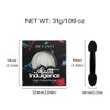 DE'LANCI Single Pearl White Eyeshadow Palette, White Matte Eyeshadow Makeup,