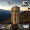 USGI Industries Military Woobie Blanket | Thermal Insulated Camping Blanket,