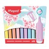 Maped - Fluo Peps Pastel Highlighters - 10 Highlighters in