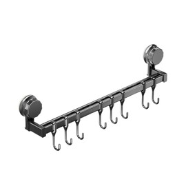 VOOCYE Kitchen Tool Hook, Cookware Storage, Suction Cups, Strong Vacuum Suction, Wall Mounted, Removable, Waterproof, Rustproof, Strong Load Capacity, No Drilling, Cookware, Pot Lid Rest, Kitchen Tool