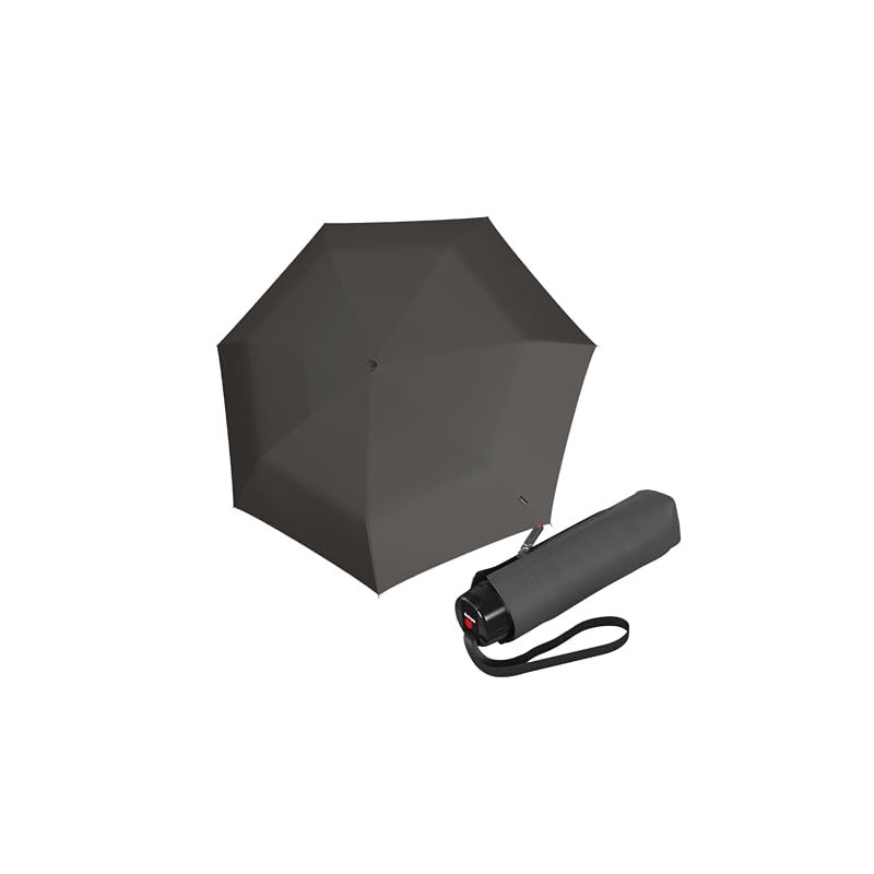 Knirps T.020 Small Manual Dark Grey, Dark Grey, One Size