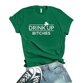 Woman Green Irish Shirts - St Patricks Day Shirt Women [40021035-BB] | DrinkUP, XL