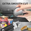 OhanaBeach® Manual Can Opener. Robust Soft Grip Handle, Sharp Blades,