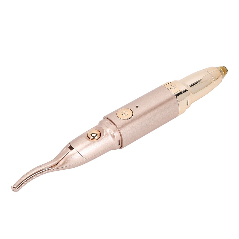2 in 1 Heated Eyelash Curler Eyebrow Hair Remover Double