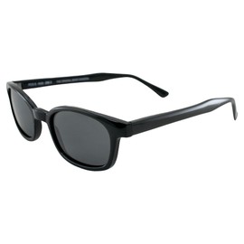 X-KD's Pacific Coast - anteojos de sol polarizadas con montura negra/gris (1019)