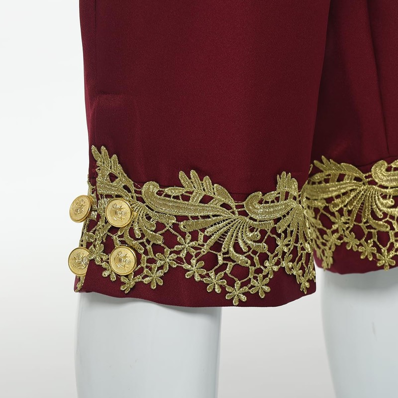 CAMDOM - Disfraz victoriano para hombre, estilo rococó, estilo medieval,