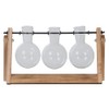 Esschert Design Cutting Vases L for Hanging Wooden Frame Glass