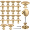 25Pcs Drawer Knob Set Zinc Alloy Cabinet Handles Rustproof Gold