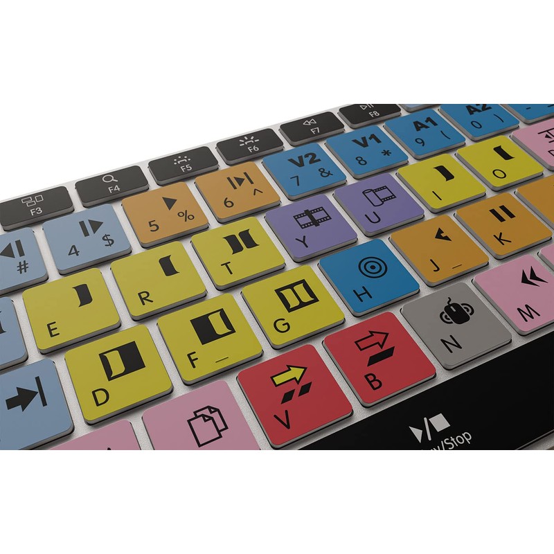 KB Covers Avid Media Composer Keyboard | Backlit Pro Aluminum