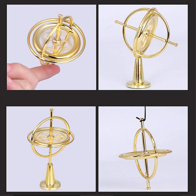 Metal Gyroscope Anti Gravity Balance Toy Decompression Toy Educational Toy