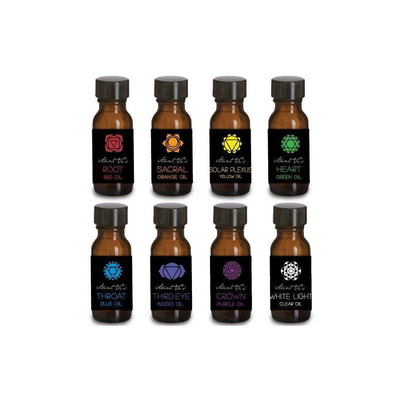  Aunt Vi's Blue Color Oil - Throat Chakra -