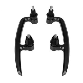 Rear Seat Rail Grab Rail Grab Bar for Pillion Rear Seat Rail Set for Kawasaki Z650 17-18, Green Z650 Grab Handles, Grab Bars (Black)