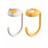 Cat Desk Hooks for Bags & Keys – 2-Pack Adhesive