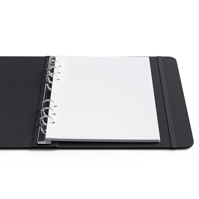 A5 Blank Paper, 120 GSM, 6-Hole Punched, 200 Sheets (400