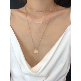 YANCHUN Layered Necklace Choker for Women Stacks Necklaces Star Necklace Y2K Accessories Stocking Stuffers Fashion Jewelry Christmas Gift